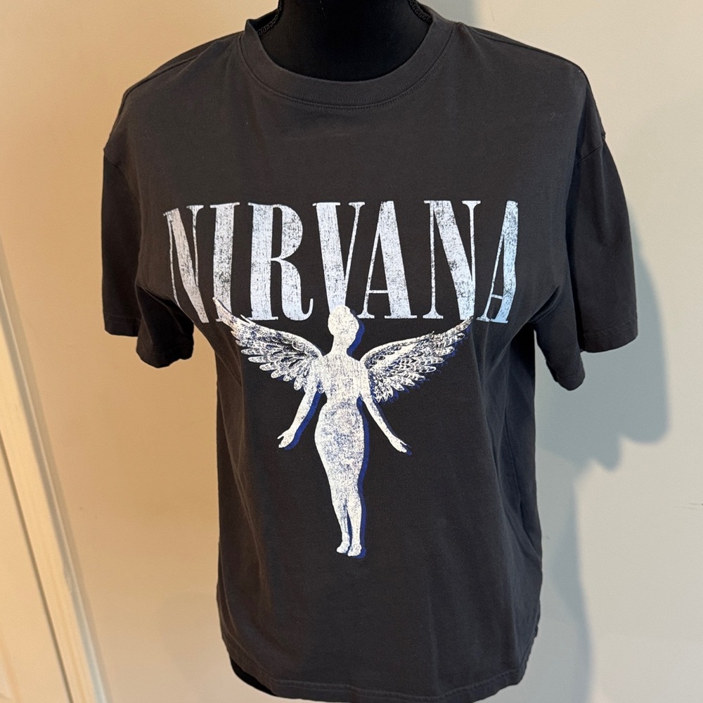 H&M Black Graphic Tee